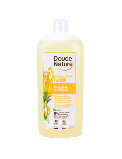 Shampooing Douche Evasion Ylang Ylang Bio 1L