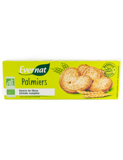 Biscuits Feuilletés Palmiers Bio 100g