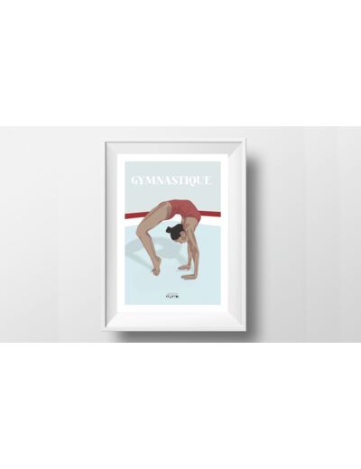 Affiche Gymnastique "Le pont"