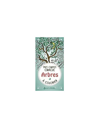 Mes cartes oracle arbres à colorier