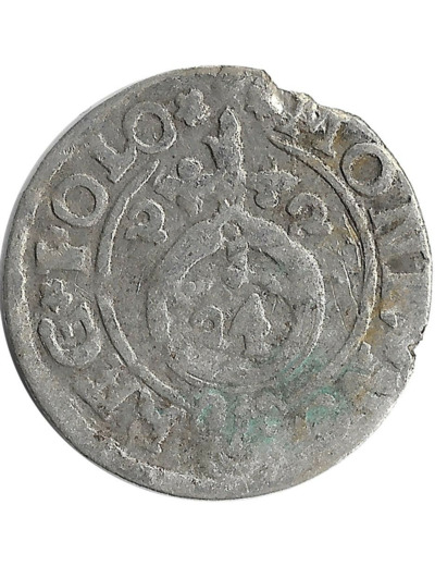 POLOGNE - SIGISMUND III 3 POLKER argent 1622 0gr90 TB