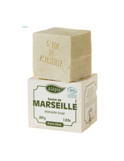 Savon de Marseille véritable pure olive BIO 200g
