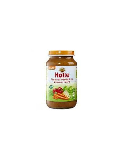 Petit pot légumes variés et riz 8 mois-220gr-Holle