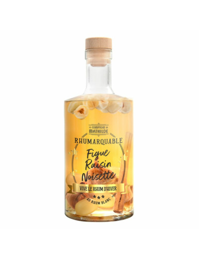 Rhumarquable Figue Raisin Noisette Au Rhum Blanc 30% Vol. 70cl