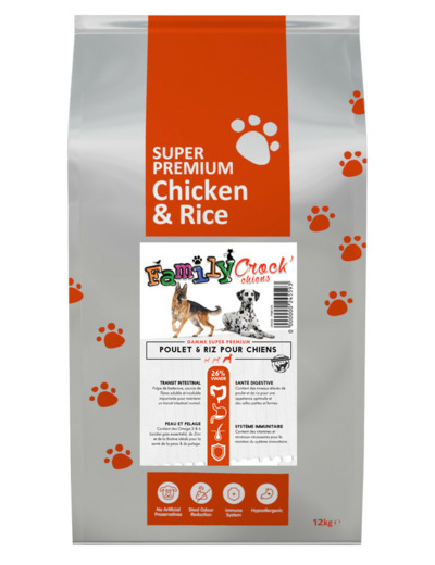 Super Premium Poulet & Riz pour Chien Maxi adulte - 12kg