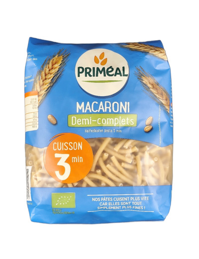 Macaroni Demi-Complets 500g Bio