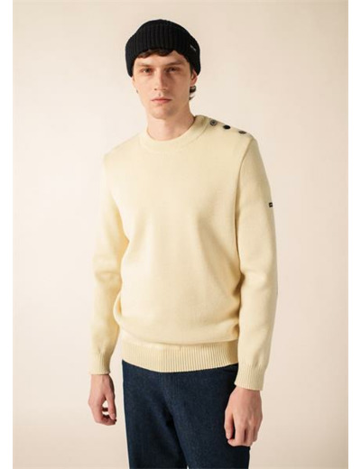 Pull marin Cancale Equipage à coudières 100% laine  SAINT JAMES