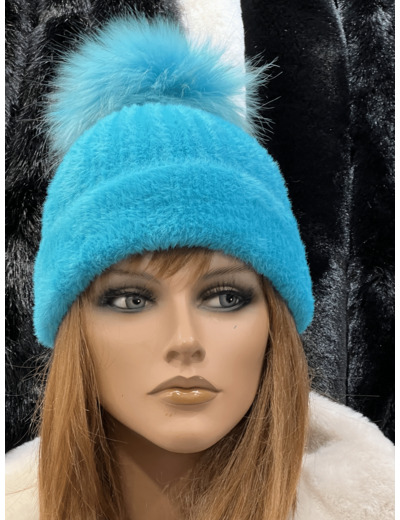 BF100 Bonnet femme turquoise