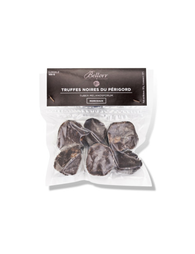 Truffes noires TUBER MELANOSPORUM surgelées Morceaux