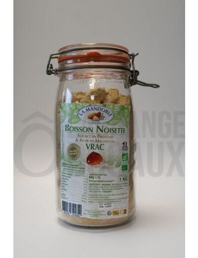 Boisson Lait de Noisette -  Boissons instantanées en poudre - La Mandorle - BIO