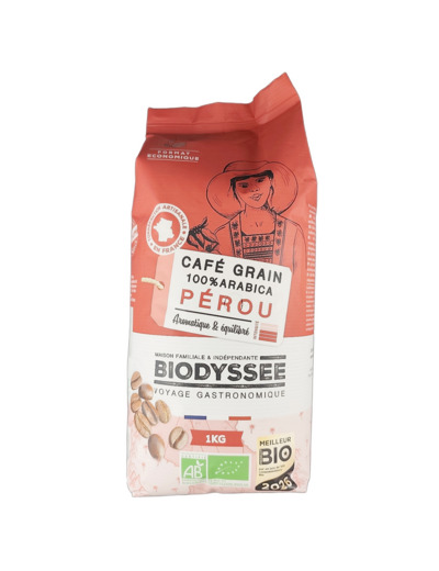 Café Grain 100% Pérou 1kg Bio