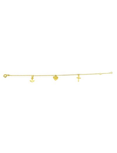 Bracelet en Plaqué Or - 3 VERTUS