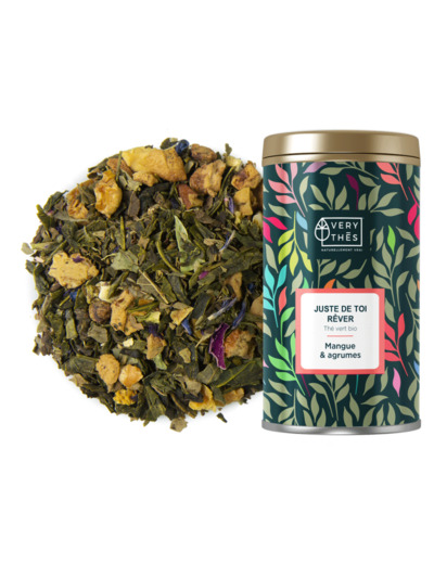 Thé vert bio Juste de Toi Rêver, mangue et agrumes