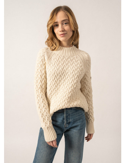 Pull col montant Cardiff
en laine