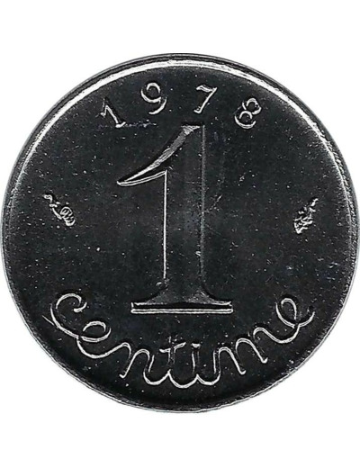 FRANCE 1 CENTIME EPI 1978 REBORD SUP