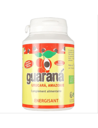 Guarana Urucara, Amazonie 120 gélules