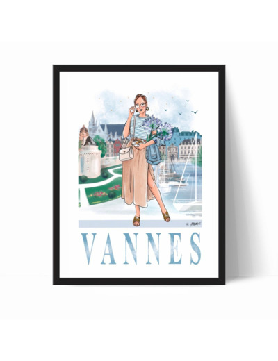 Vannes - affiche, carte postale