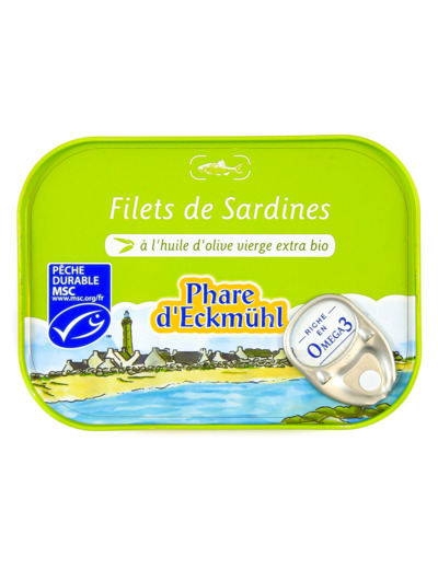 Filets de Sardines à l'Huile d'Olive 100g