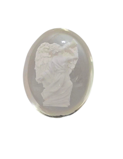Archange Gabriel en Résine Transparent 3,8x3cm