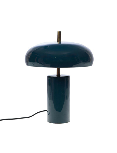 Lampe Gabin bleu  40x30x30cm