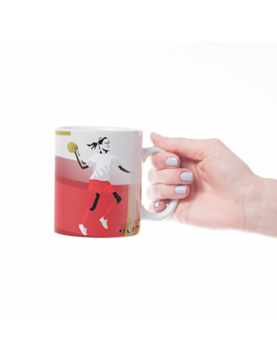 Tasse ou mug Handball "La Handballeuse" - Personnalisable