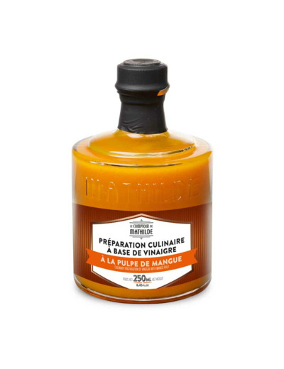 Préparation culinaire à base de Vinaigre à la Pulpe de Mangue - 250 ML