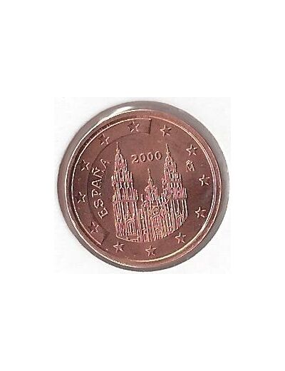 Espagne 2000 2 CENTIMES