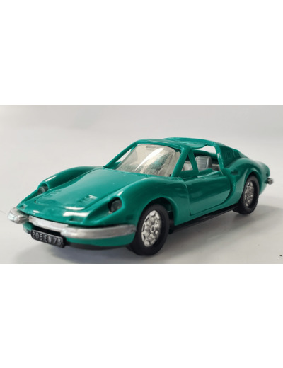 FERRARI 246 GTS VERTE NOREV PLASTIQUE 1/43 SANS BOITE