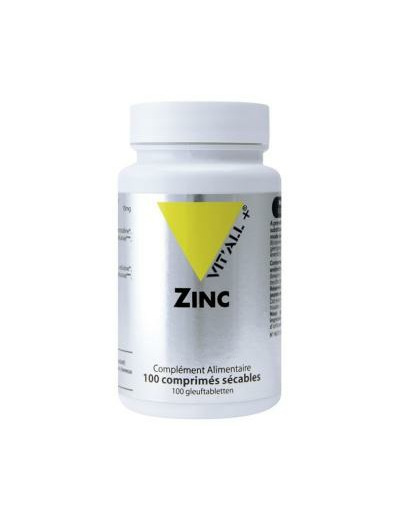 Zinc 30mg- 100comprimés-Vit'all +