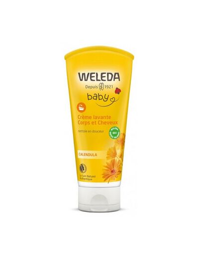 Crème lavante corps et cheveux au Calendula bébé 200ml