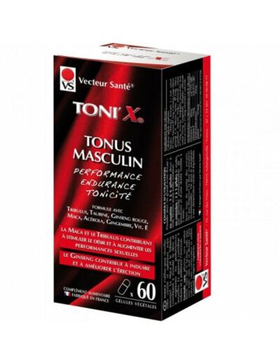 Toni'x Tonus Masculin-60 gélules-Vecteur santé