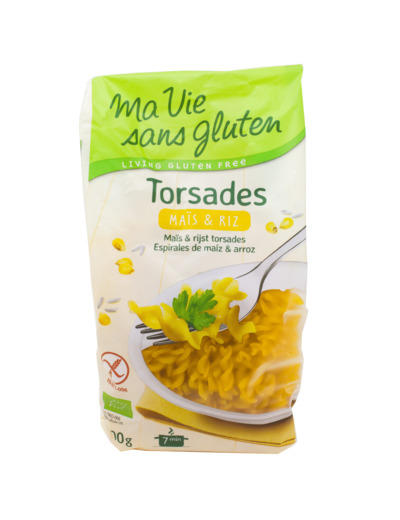 Torsades Maïs Riz Sans Gluten Bio 500g