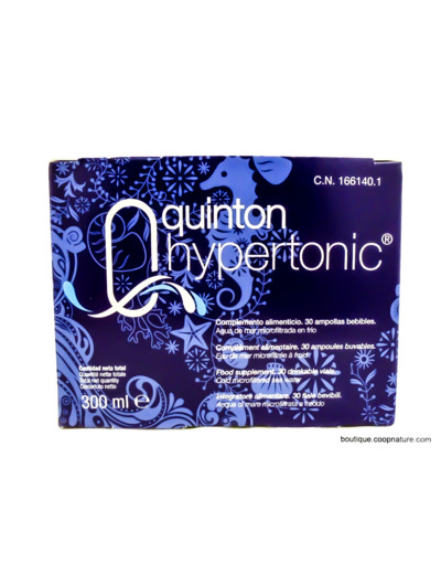 Eau de Mer Hypertonic 30 Ampoules Buvables