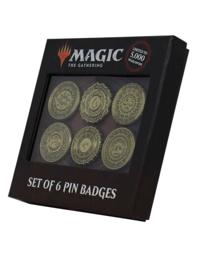 Magic the Gathering pack 6 pin's Limited Edition Mana Symbol
