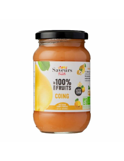 Préparation de Coings 100% Fruits Bio-310g-Saveurs et Fruits