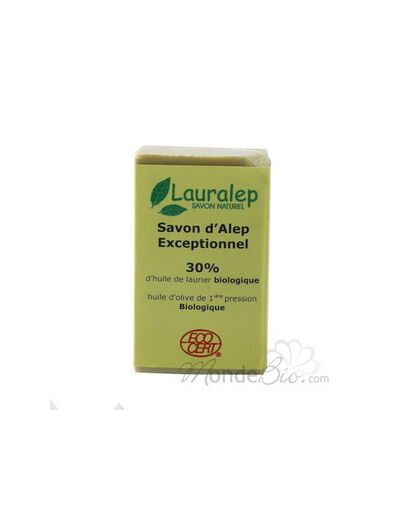 Savon d'Alep Exceptionnel 30% huile de Laurier 150g