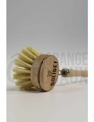 Brosse Vaisselle à manche en bois - SOLIDE !