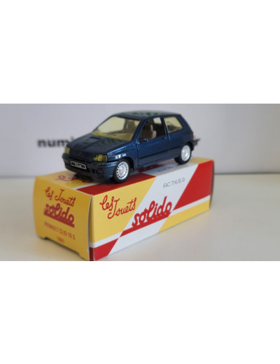 RENAULT CLIO 16 S 1991 SOLIDO 1/43 BOITE D'ORIGINE