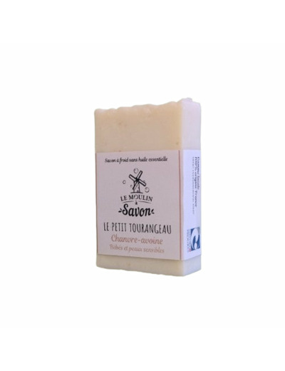 Savon solide-Chanvre Avoine-100g-Le moulin à Savon
