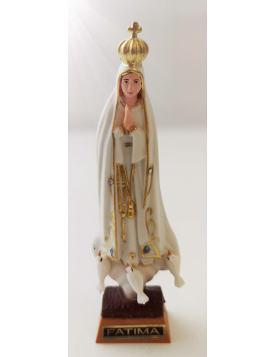 ND DE FATIMA Statue en résine 11cm