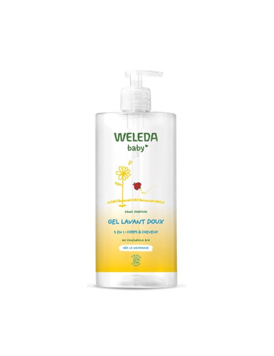 Gel lavant corps et cheveux au Calendula bébé 750ml