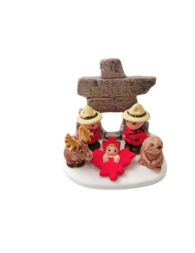 CRECHE en céramique BLOC 8x7cm- CANADA