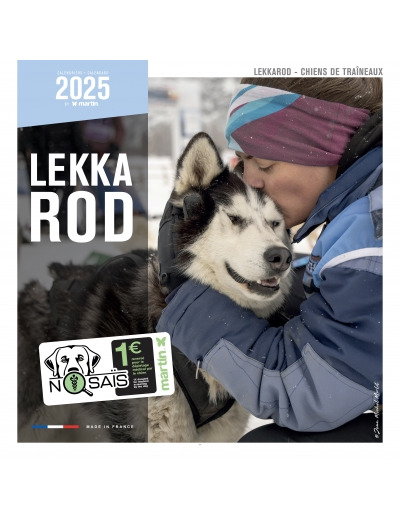 Calendrier chien 2025 - Lekkarod - Chiens de traineaux - Martin