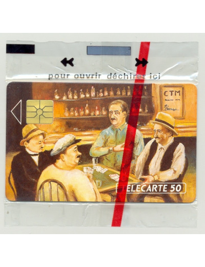 TELECARTE NSB 50 UNITE 09/92 UNE PARTIE DE CARTES CTM EN448