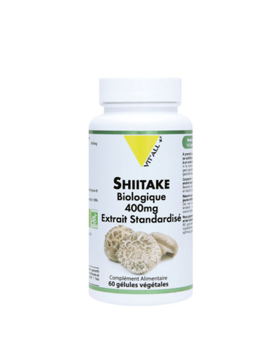 Shiitake Bio 400mg-60 Gélules-Vit'All+