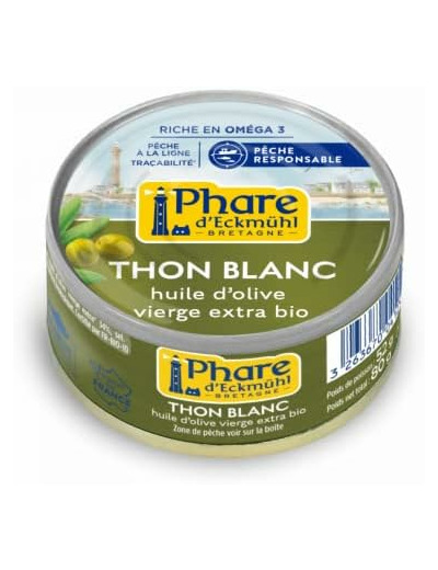 THON BLANC GERMON HUILE OLIVE 80G Phare d Eckmühl