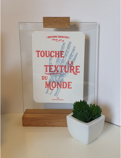 Carte Touche la texture du Monde