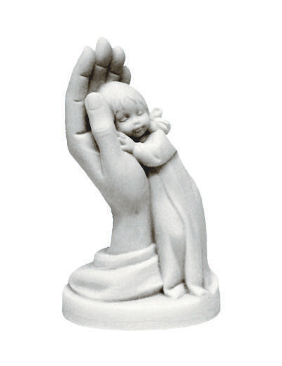 Rêve de Fille - Statue en albâtre 11cm -Blanc