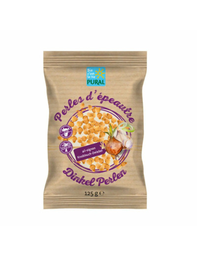 Perles d'épeautre Ail Oignon-125g-Pural