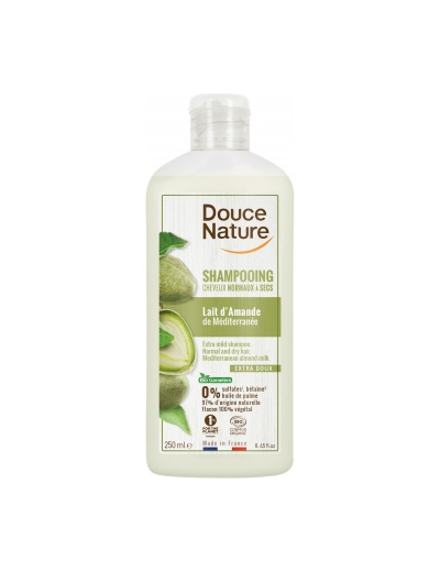 Shampoing Cheveux Normaux à secs lait d'amande 250ml